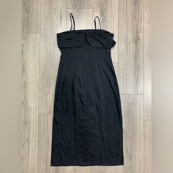 By Anthropologie Slim Linen Midi Dress Sz‎ 4 NWT - Picture 9 of 10